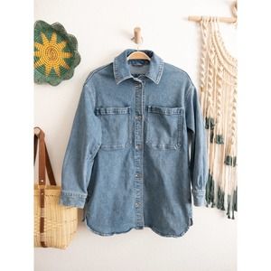 Abercrombie & Fitch Blue Button Down Shirt